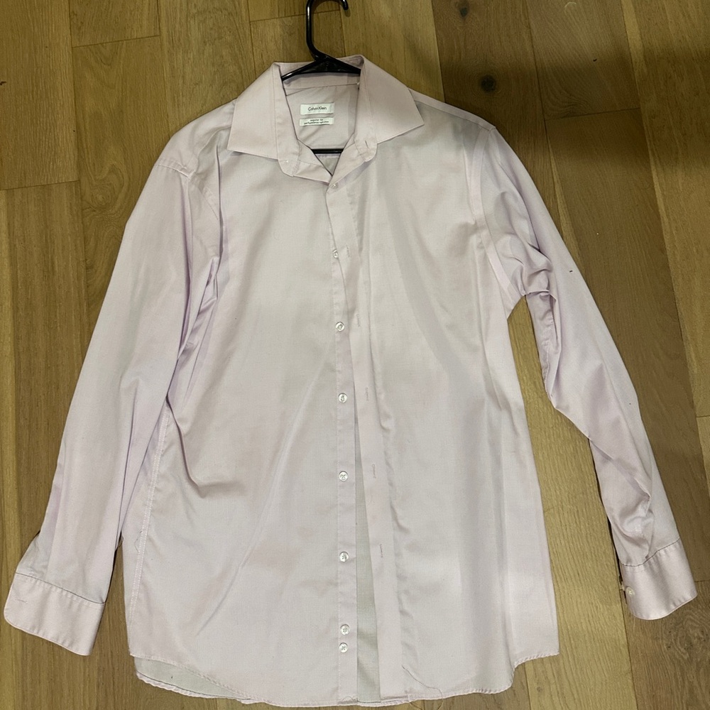 Calvin Klein Soft Pink Dress Shirt
